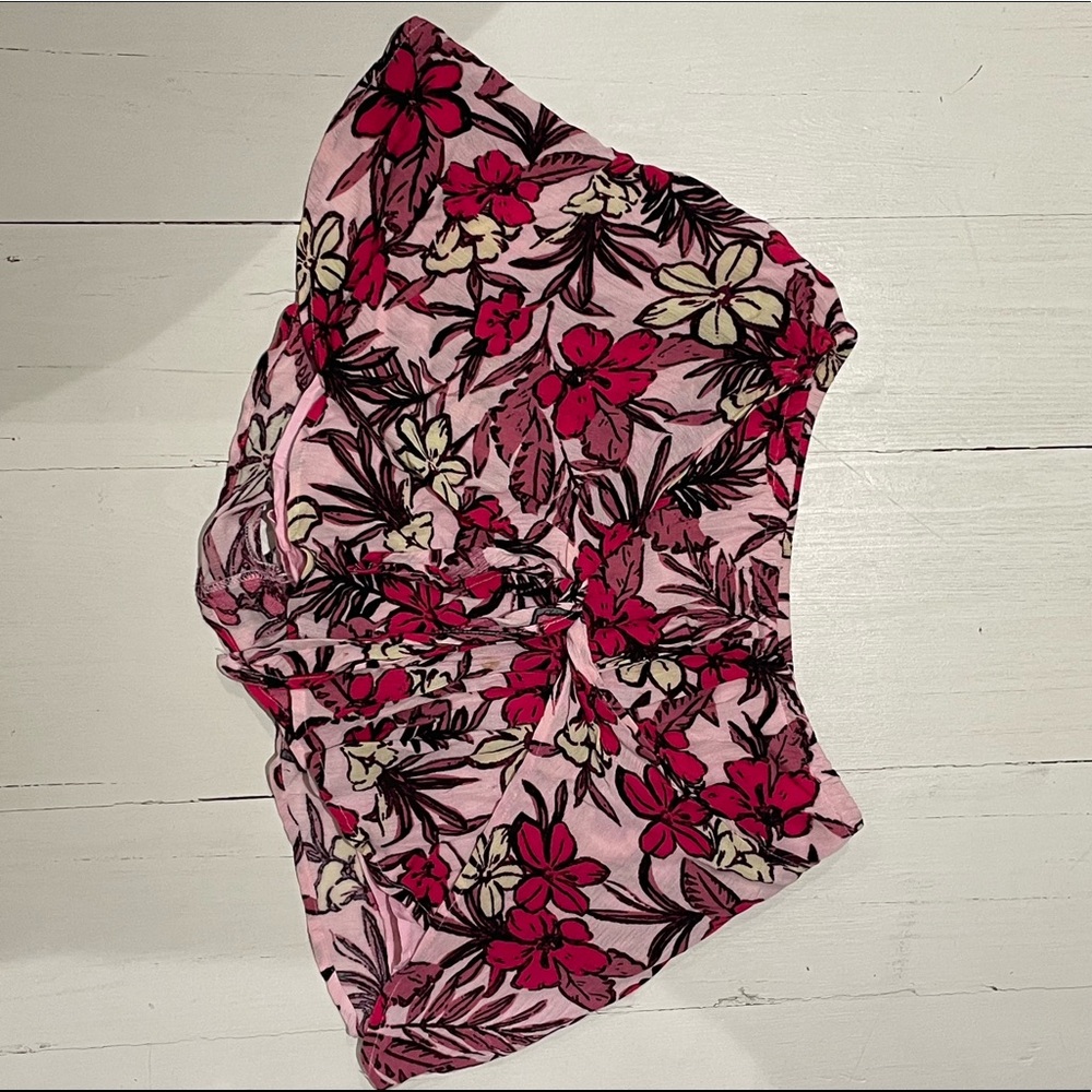 Floral mini skort